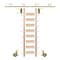 Meadow Lane Ladder 107 in. Un-Finished Maple Brass Finish Hook with 8 ft. Rail Kit EG.300-107MA-08.06 - alternate 1